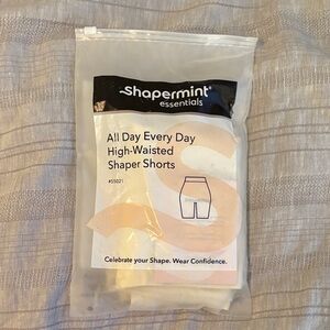 Shapermint Essentials High-Waisted Shaper Shorts - White